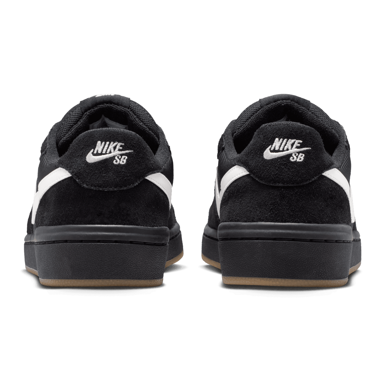 Black/Gum Code 58 Nike SB Skate Shoe Back