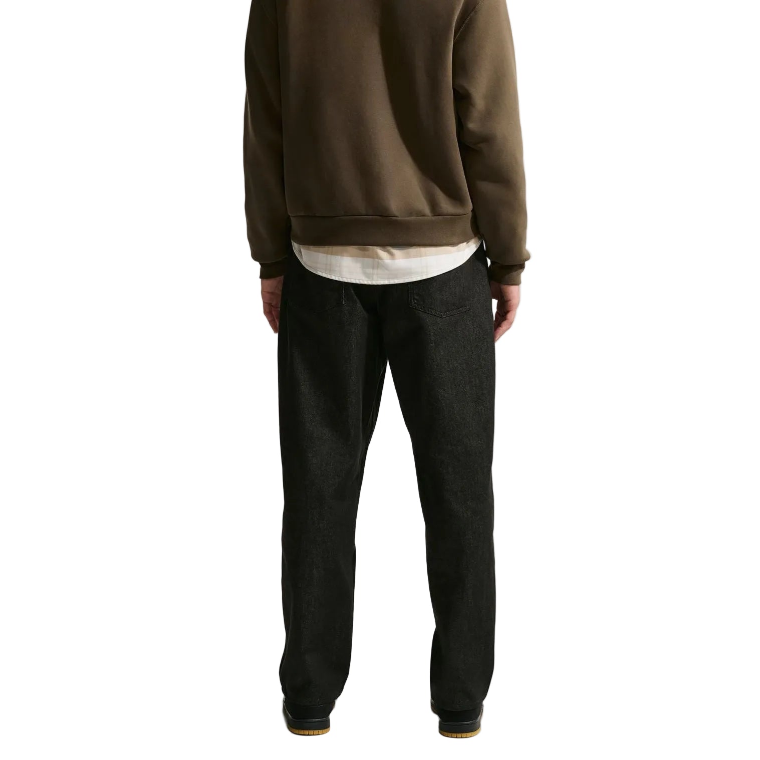 Black Loose Fit Nike SB Denim Pants Back