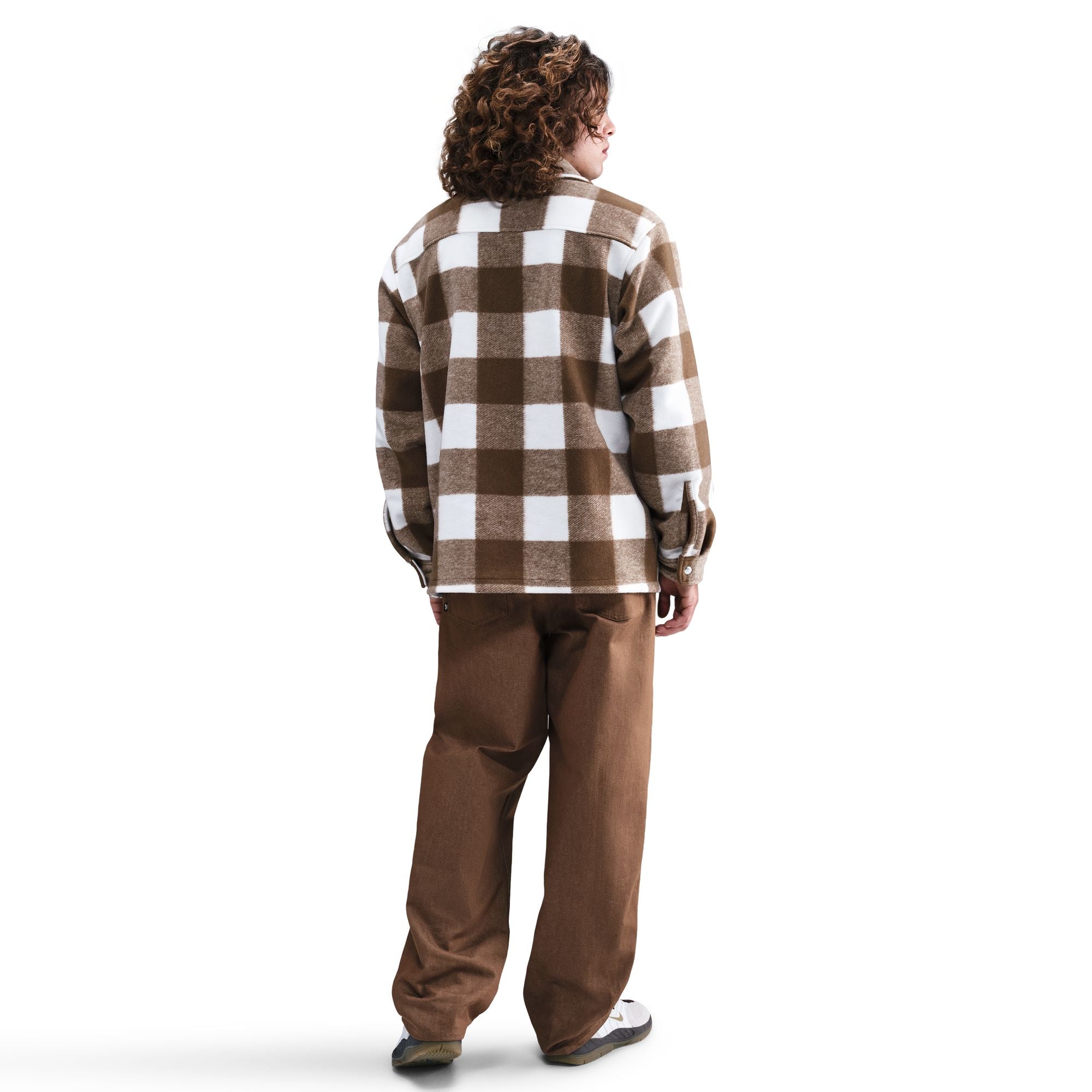 Mosswood Brown Nike SB Denim Skate Pants Back