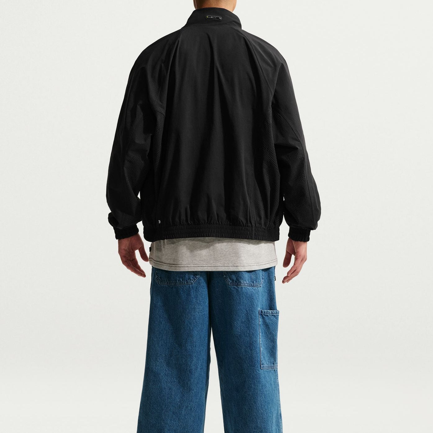 Black Ishod Wair Nike SB Track Jacket Back