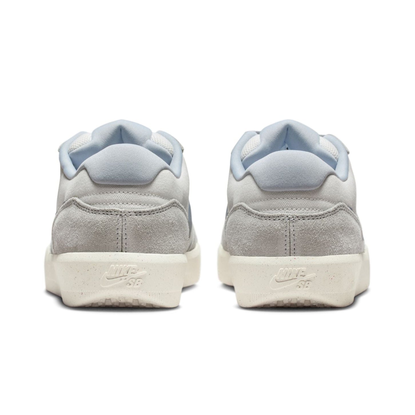Sail White Force 58 Nike SB Skate Shoe Back