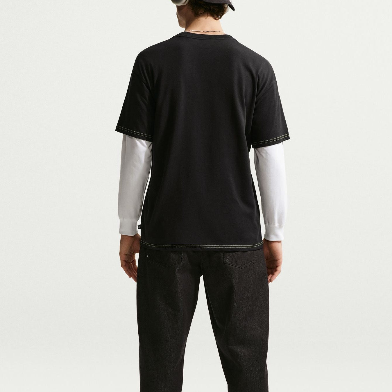 Black Nike Sb Ishod Wair Skate Tee Back