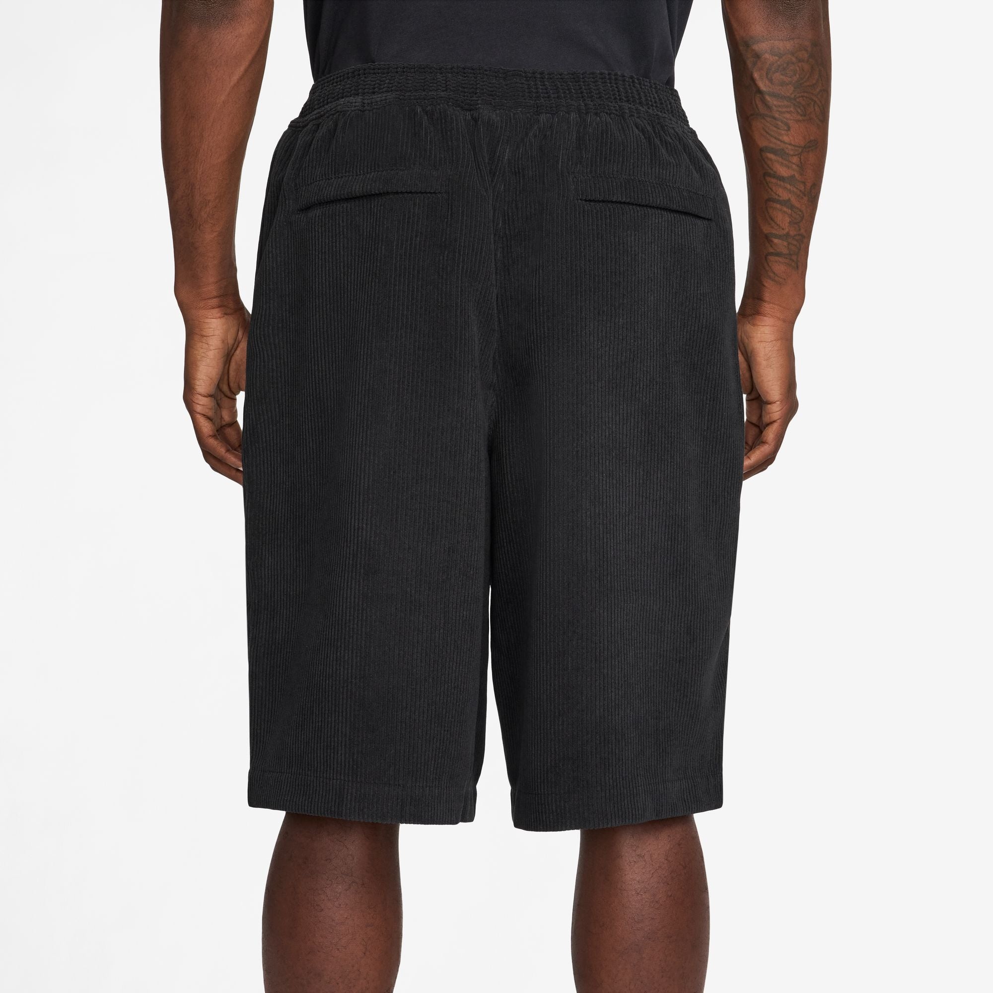 Black Corduroy Nike SB Skate Shorts