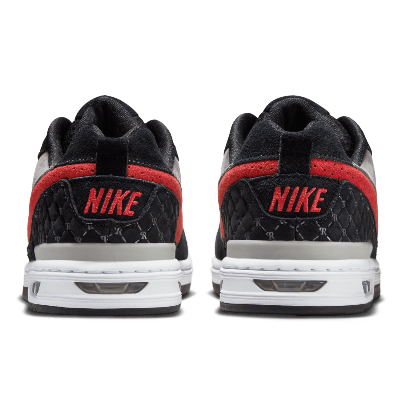 Black/Grey/Red P-Rod 1 Nike SB Skate Shoe Back