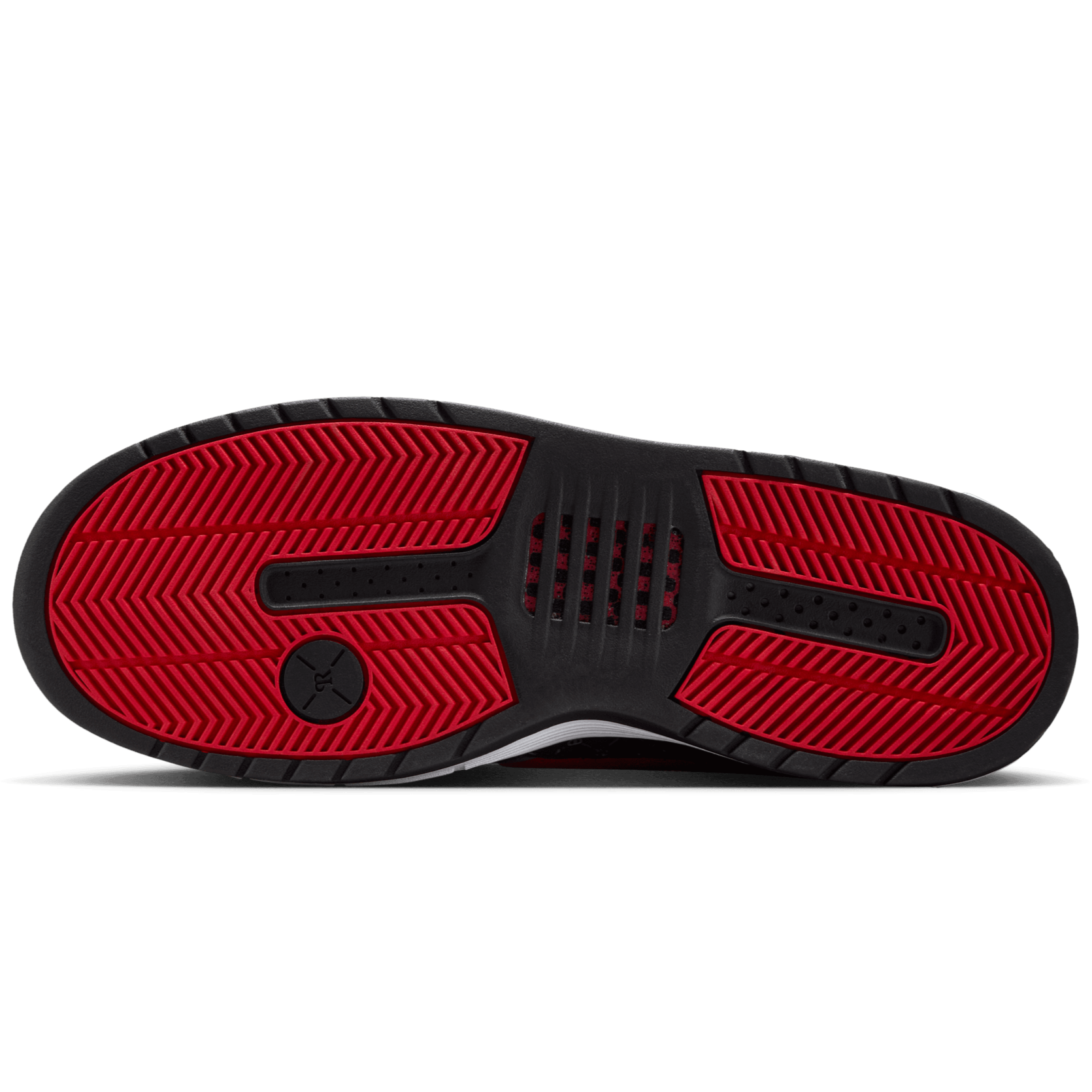 Black/Grey/Red P-Rod 1 Nike SB Skate Shoe Bottom