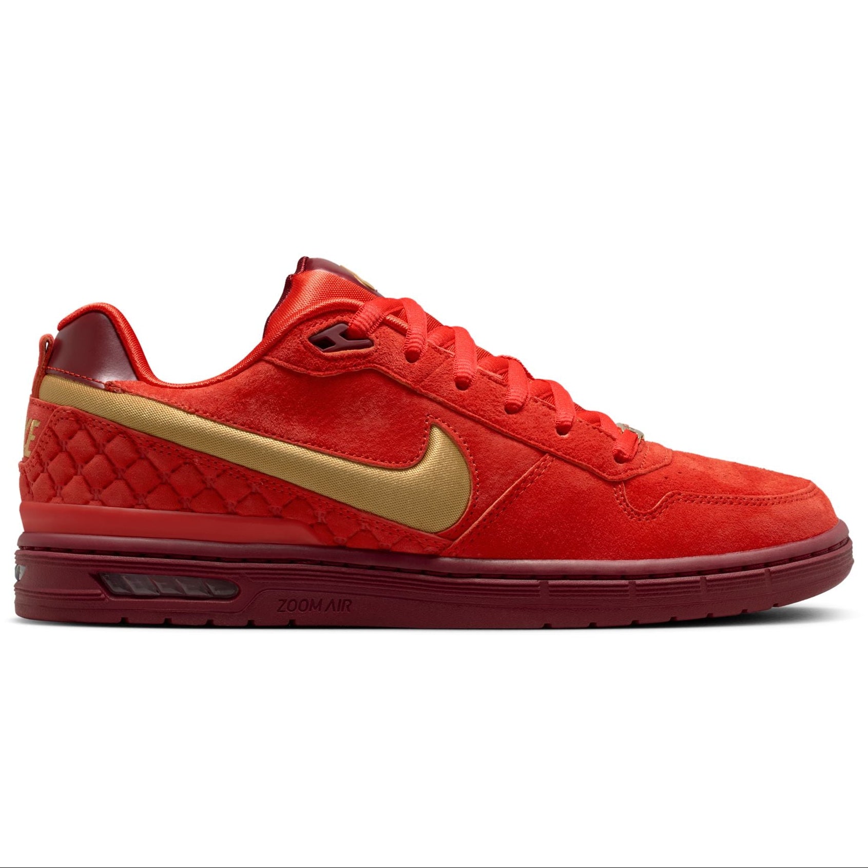 Nike SB Zoom Air Paul Rodriguez Low Skateboard Shoe - Habanero Red/Clu
