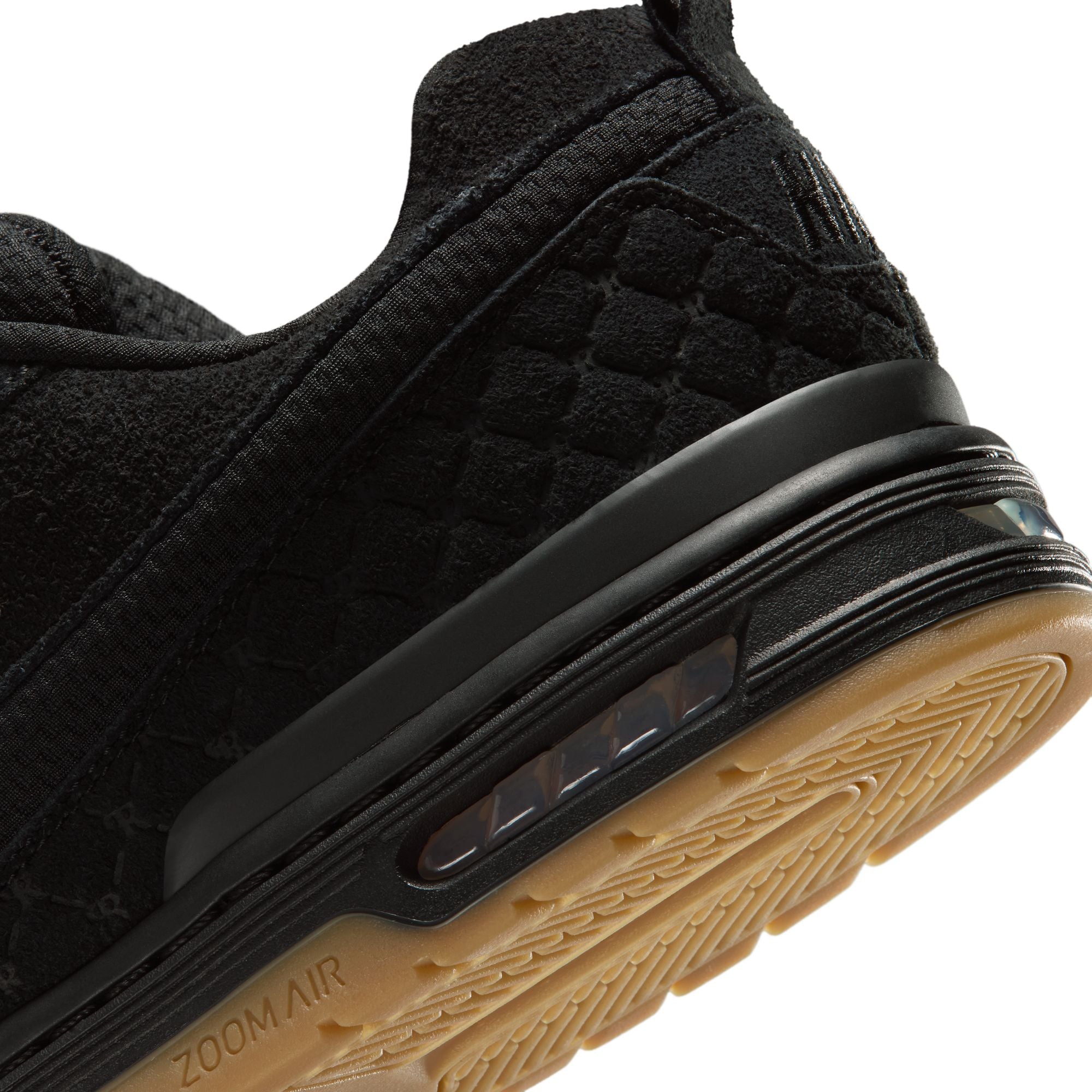 Black/Gum P-Rod Nike SB Skate Shoe Detail