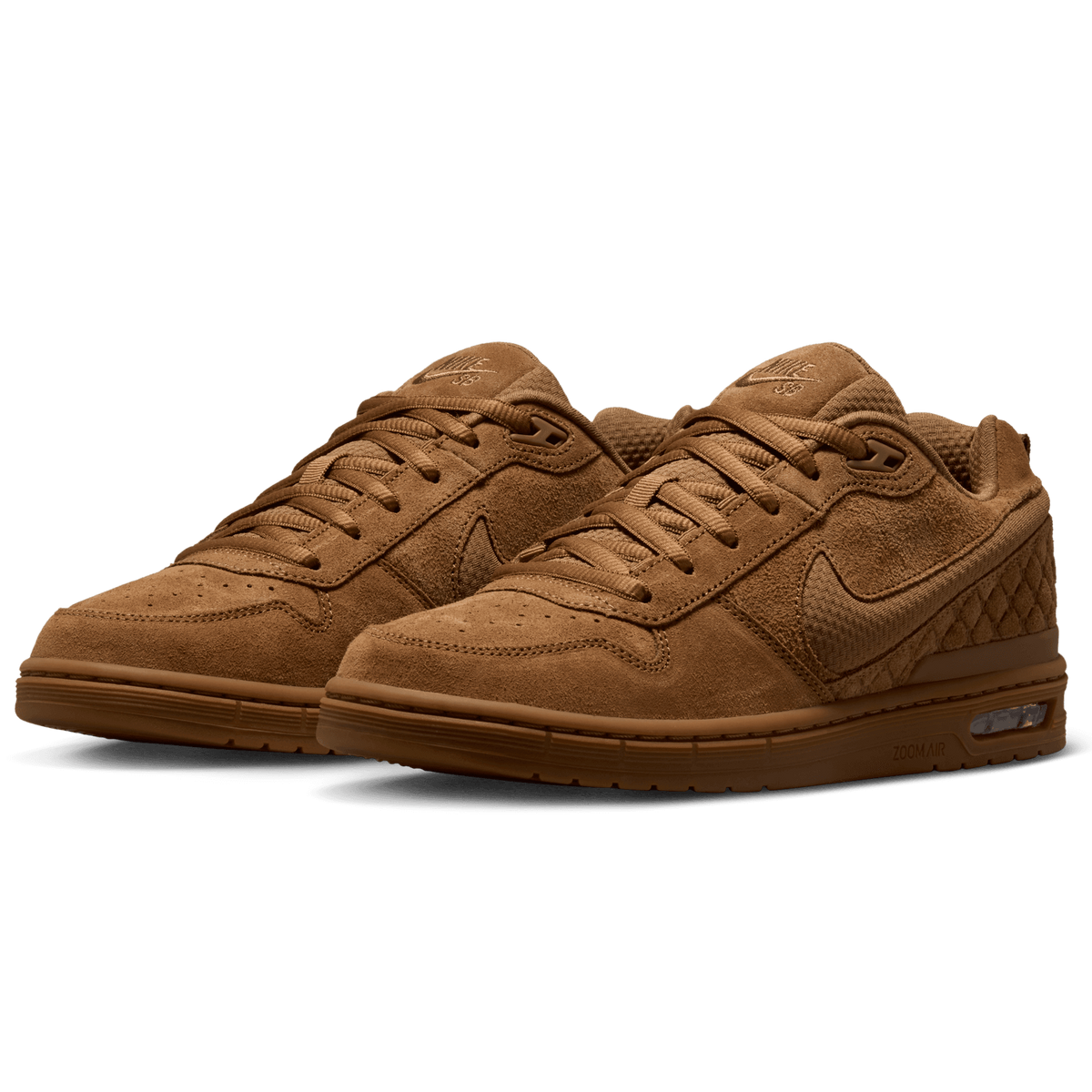 Wheat Paul Rodriguez 1 Nike SB Skate Shoe Front