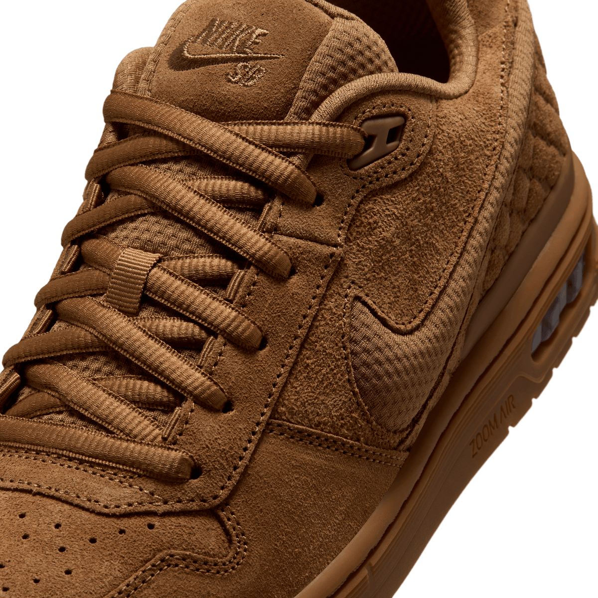 Wheat Paul Rodriguez 1 Nike SB Skate Shoe Detail