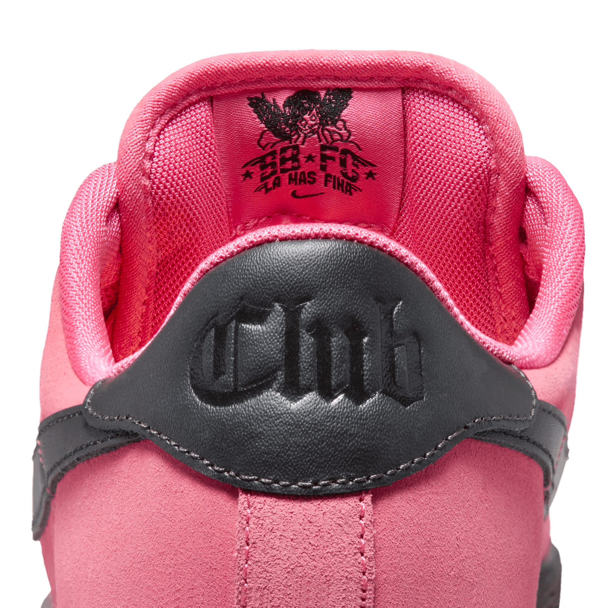 Hyper Pink Nike SB Tennis Classic Skate Shoe Detail