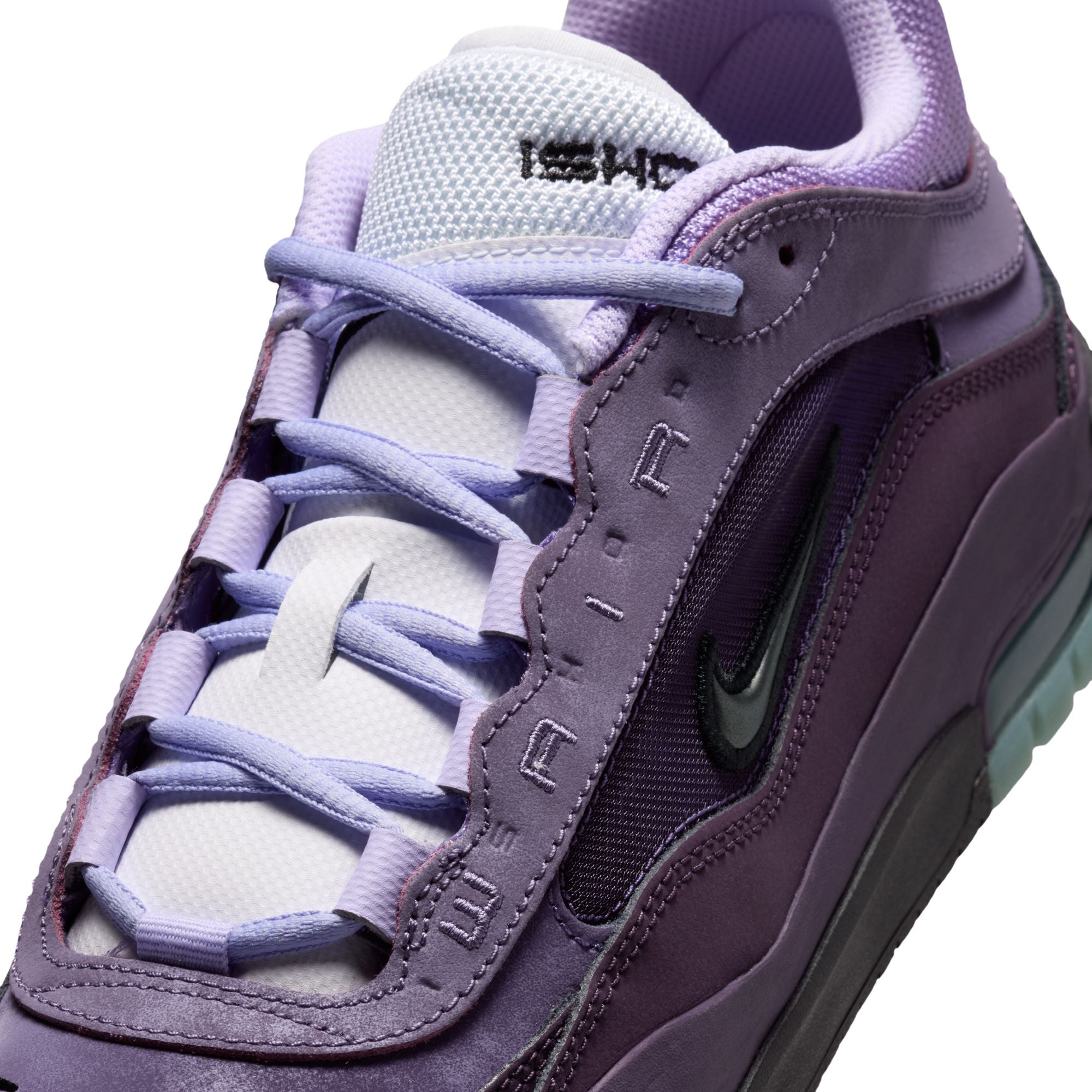 Purple Ishod Wair 2 Airmax Nike SB Skate Shoe Detail