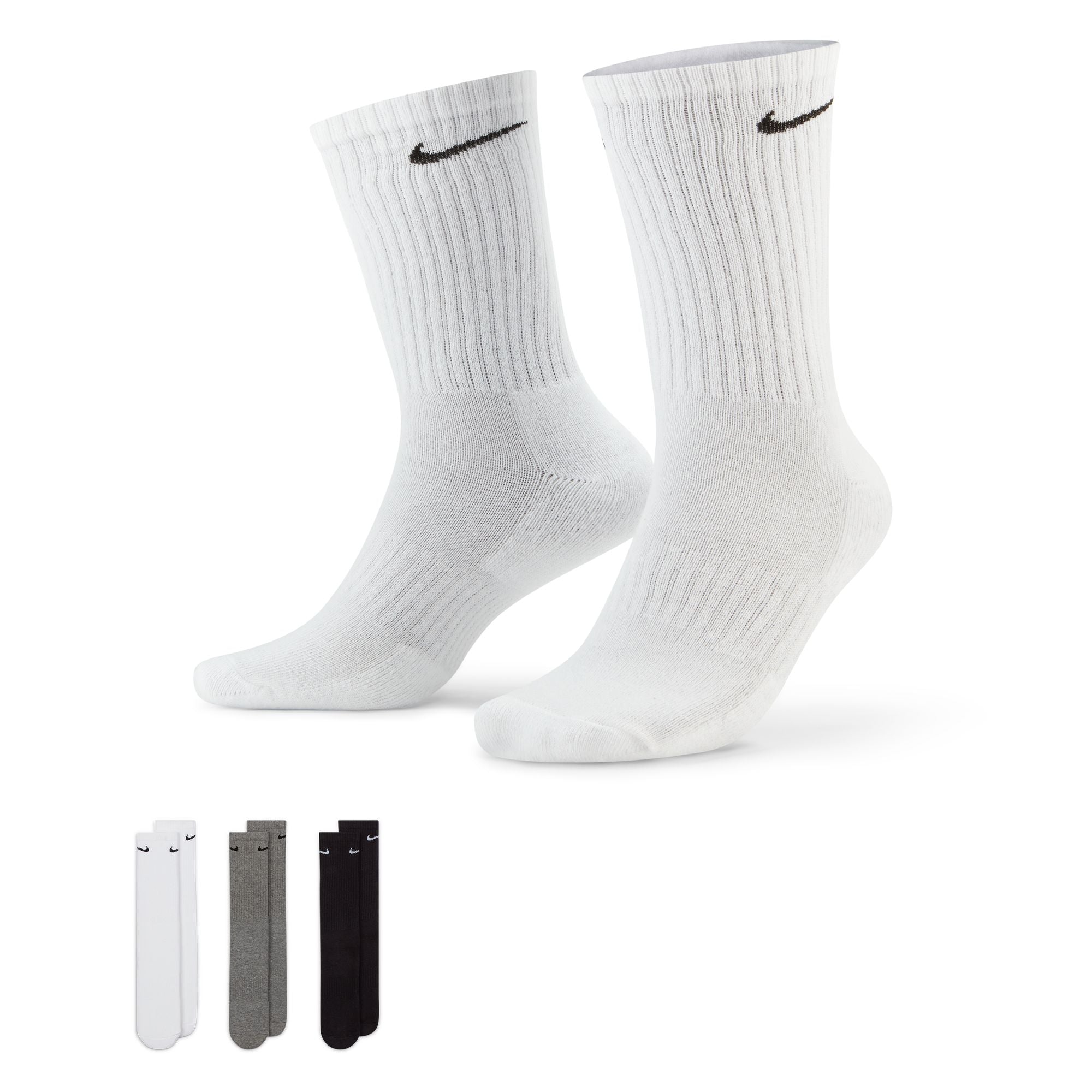 Nike SB Everyday Plus Cushioned 3-Pack Crew Socks - Multi