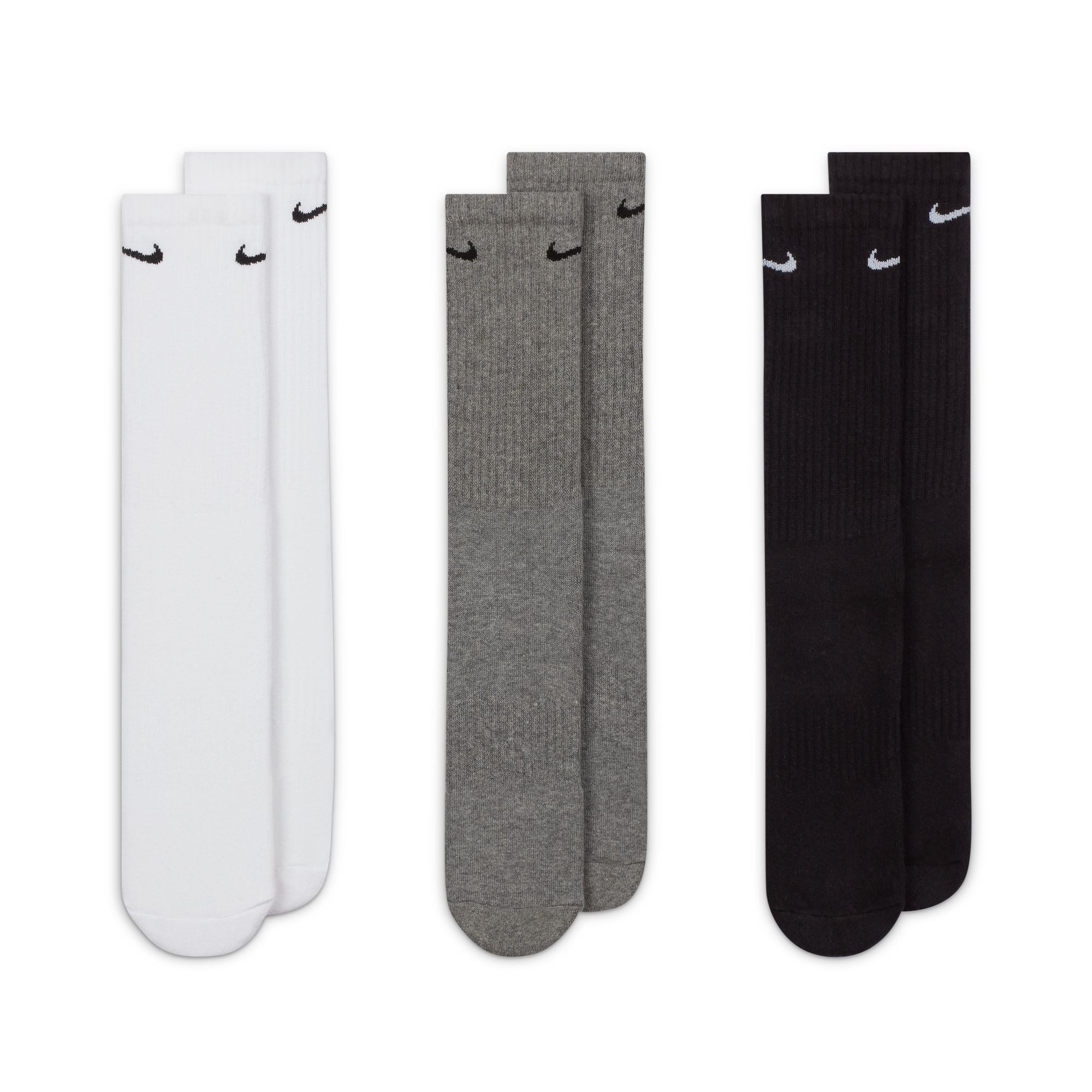 Nike SB Everyday Plus Cushioned 3-Pack Crew Socks - Multi