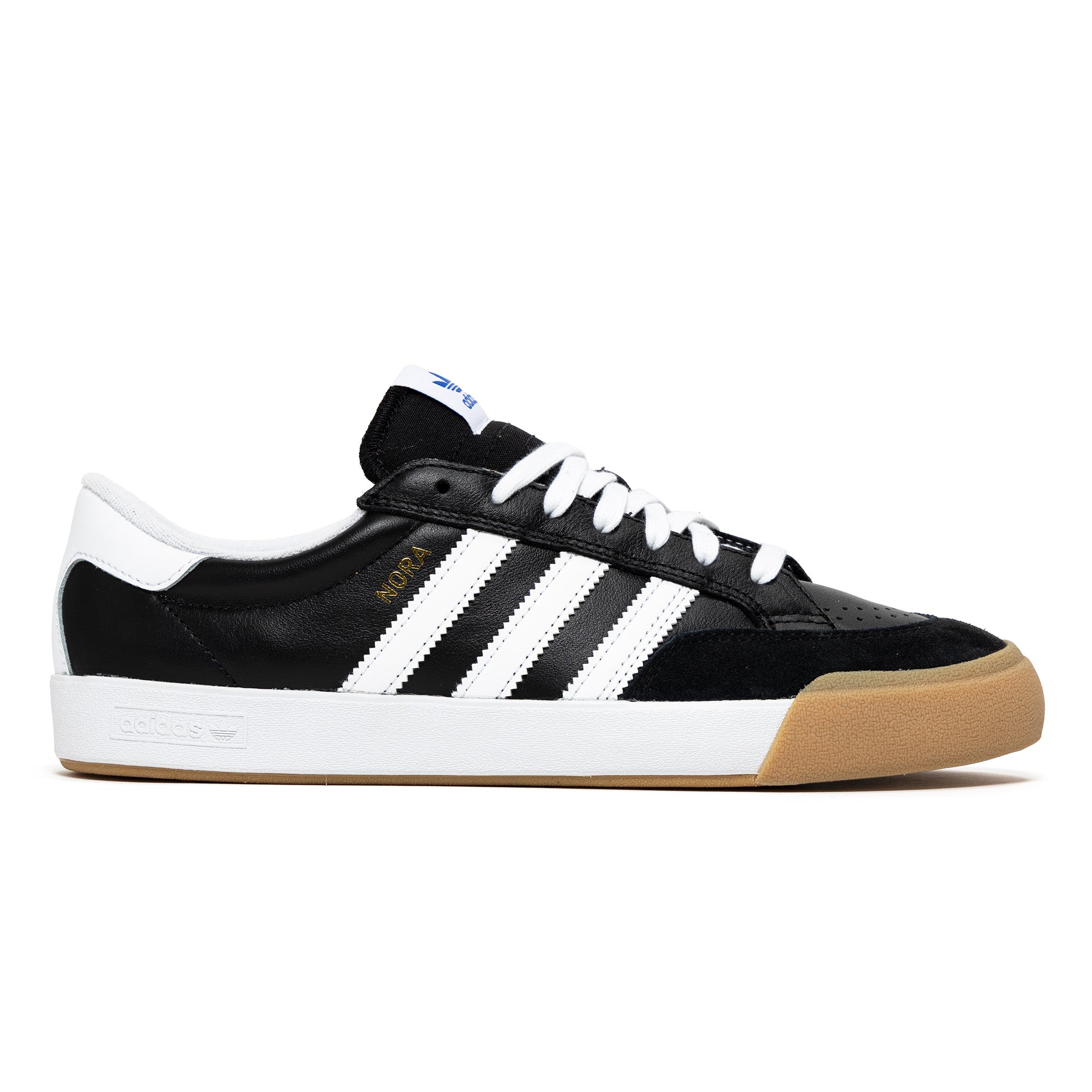 Adidas Nora Skateboard Shoe Black/White/Bluebird