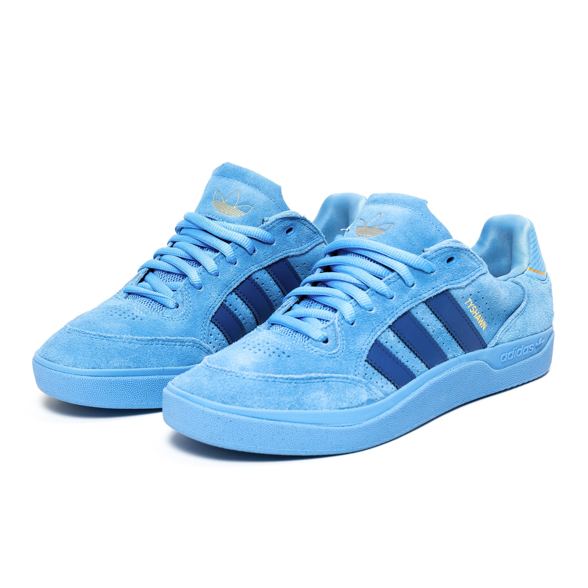 Blue Burst Adidas Tyshawn Low Pair