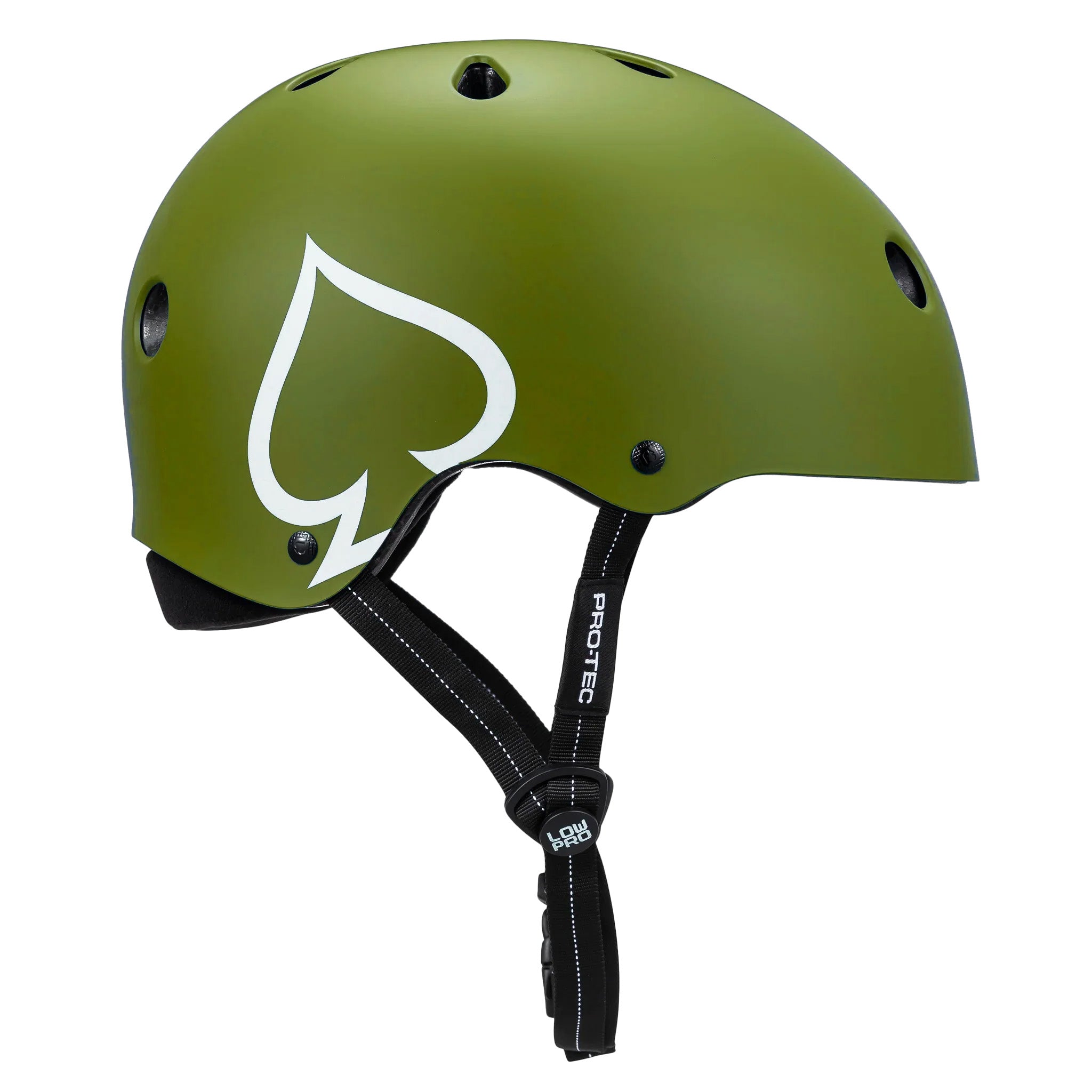 Army Green Pro Tec Low Pro Helmet Side View