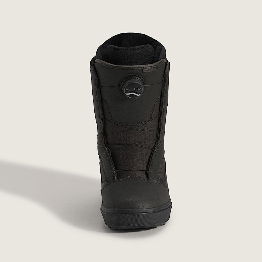 Faded Black Aura OG Vans Snowboard Boots Front