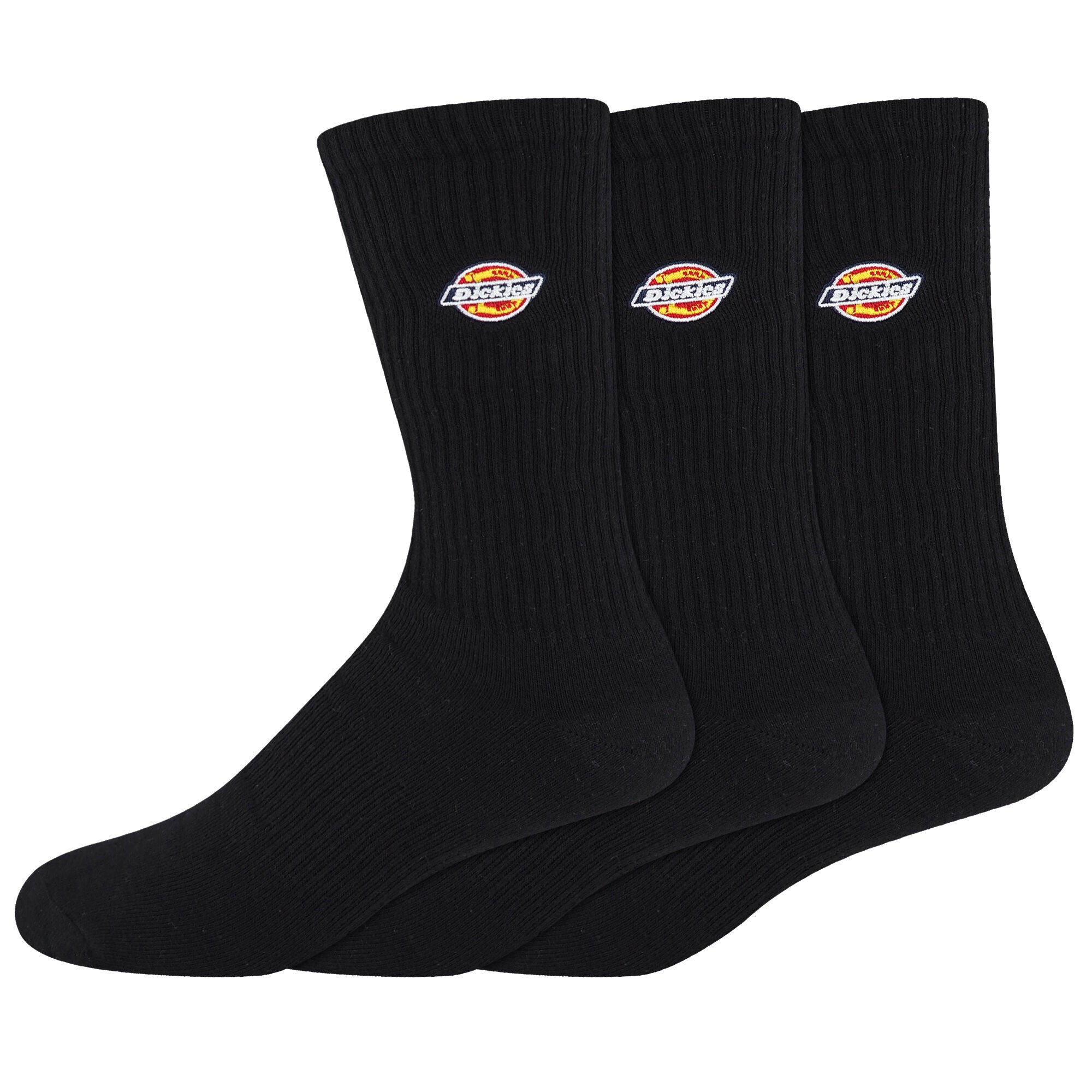 Black Dickies Embroidered Socks