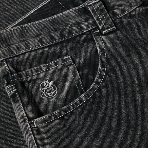 Silver/Black 93' polar Denim Detail
