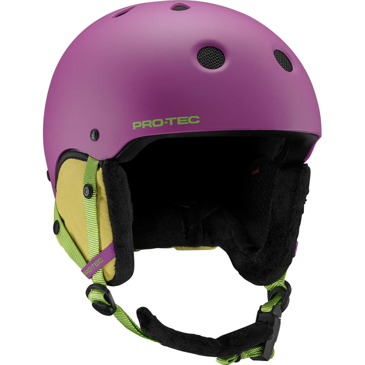 Spicy Lime Jr Classic Certified Pro-Tec Snow Helmet