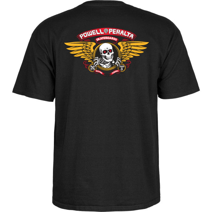Powell Peralta Winged Ripper Tee - Black