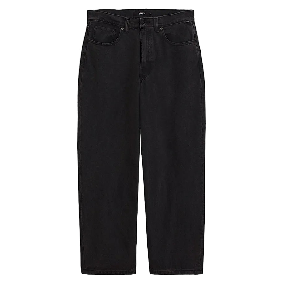 Black Check-5 Baggy Vans Pants