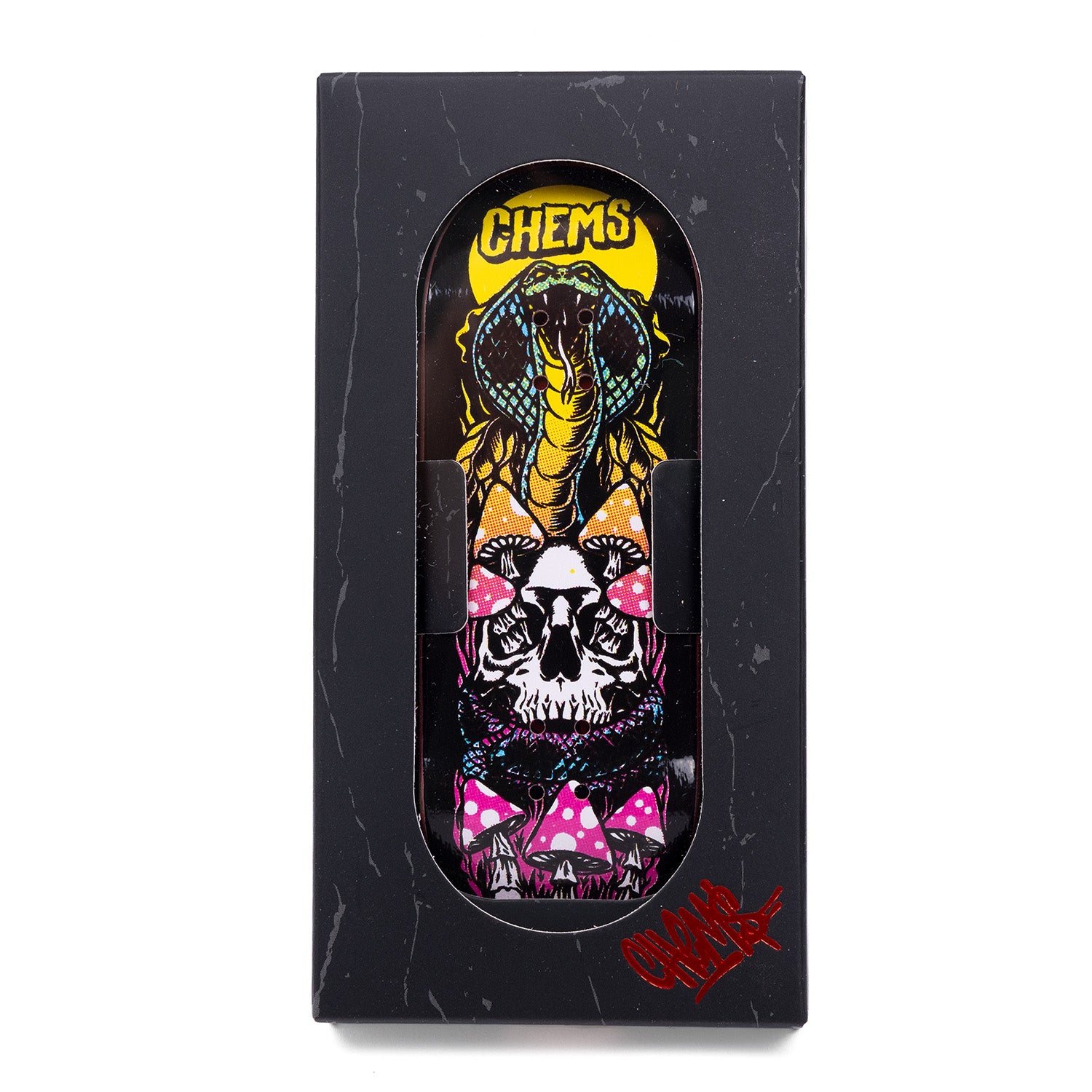 Faded Cobra Chems Fingerboard Packaging
