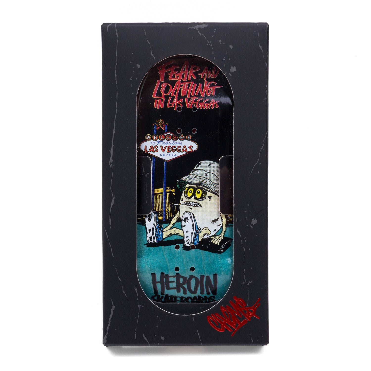 Fear and Loathing Chems X Heroin Collab Fingerboard Packaging