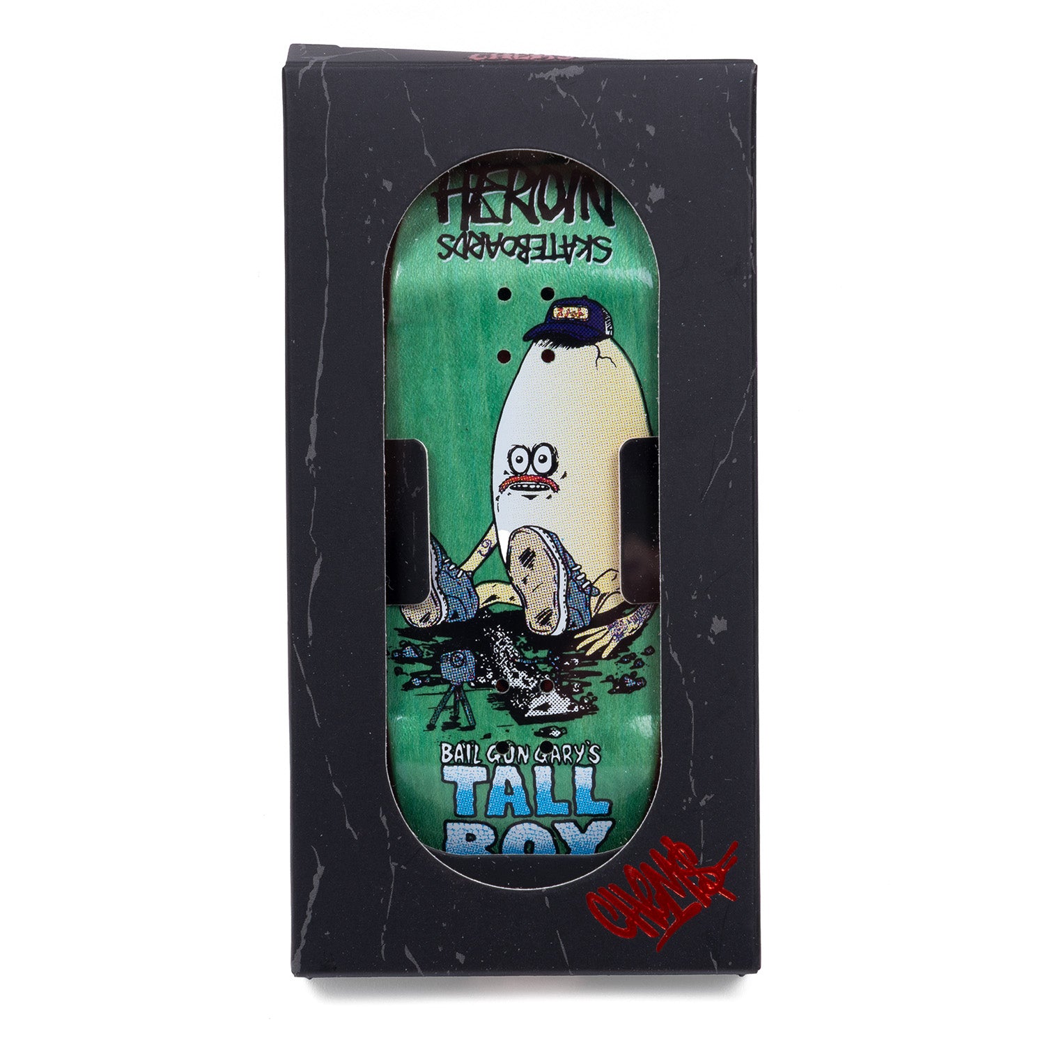 Tsll Boy Chems x Heroin Collab Fingerboard Deck Packaging