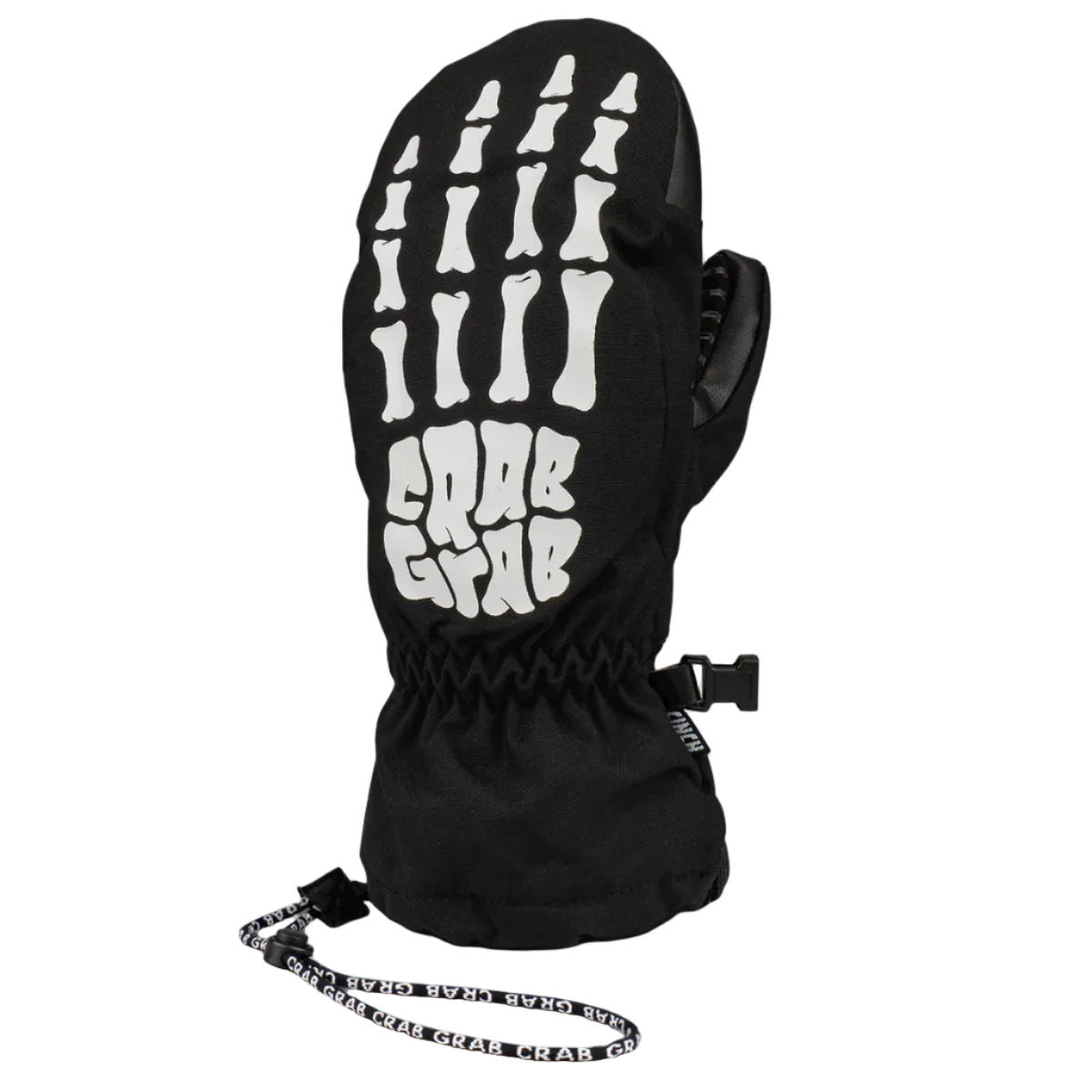 Crab Grab Youth Cinch Mitt Snowboard Mittens - Bones