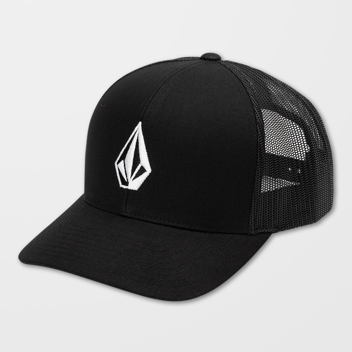 Black Full Stone Cheese Volcom Hat