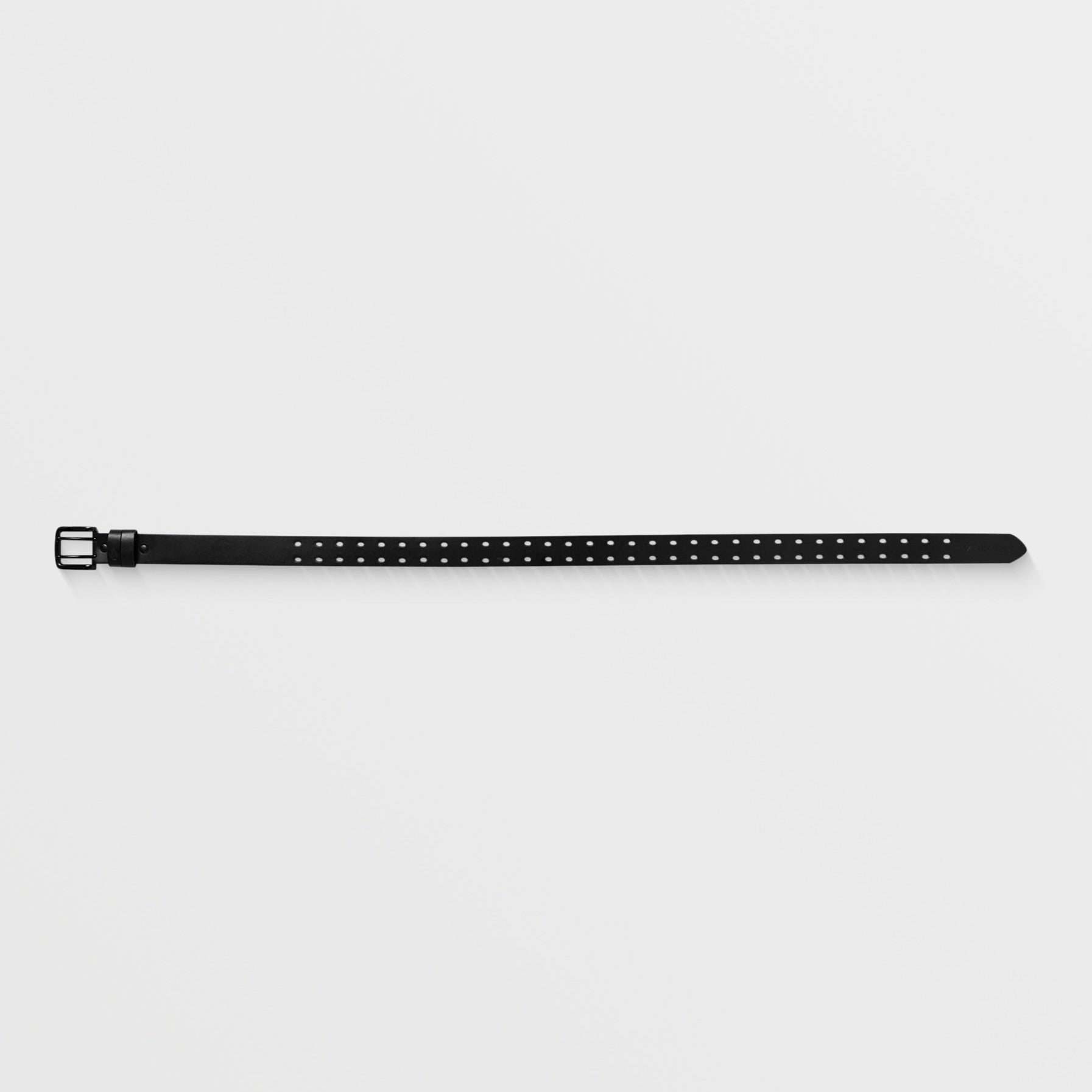 Black Two Spike Volcom Leather Belt