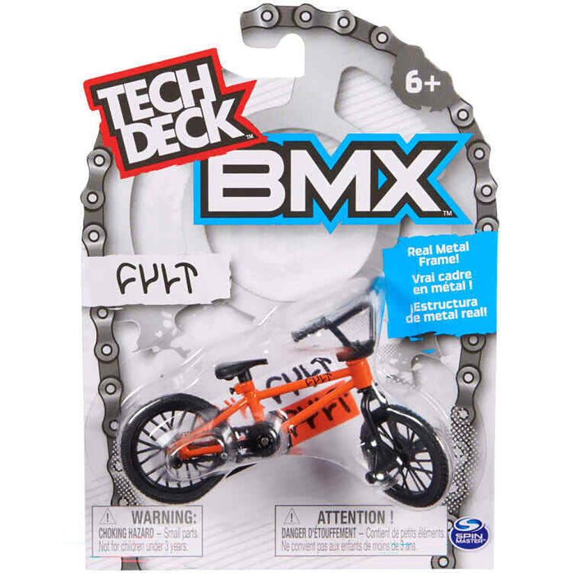 Tech Deck Cult Finger BMX Bike Orange