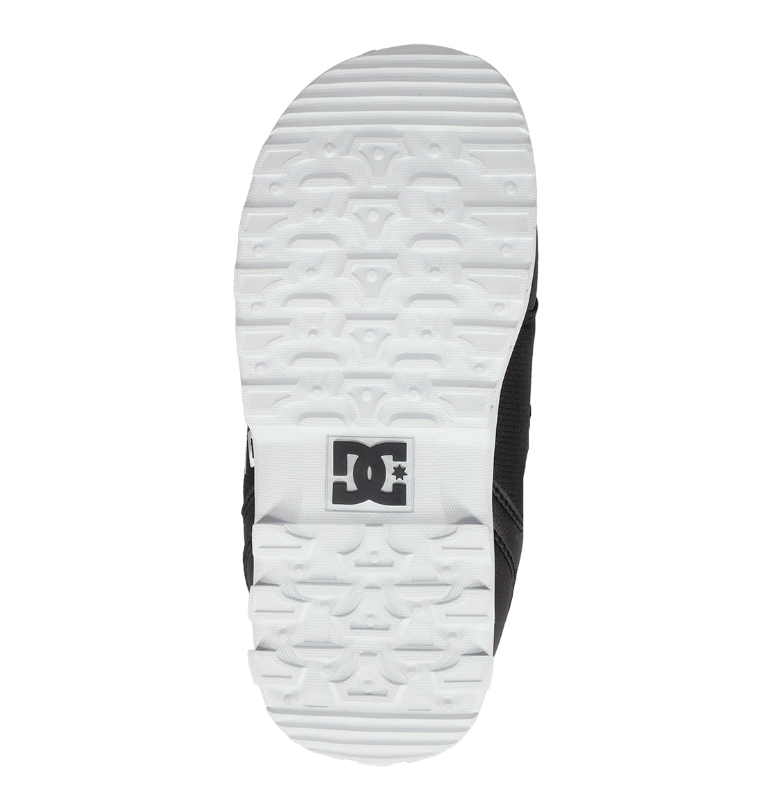Black/White Kids Scout 2026 DC Snowboard Boots Bottom