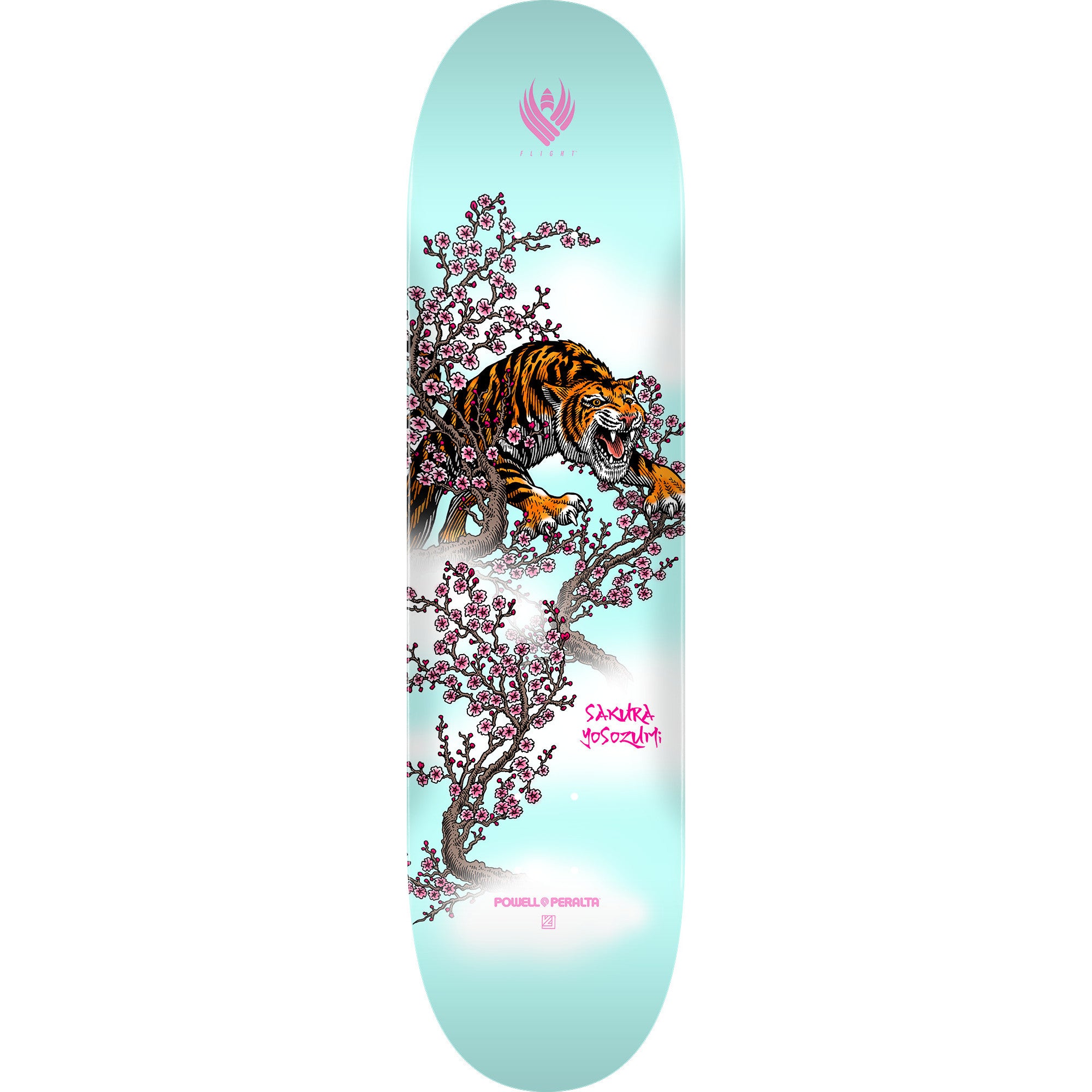 Powell Peralta Yosozumi Samurai Tiger Flight Skateboard Deck - Shape 243