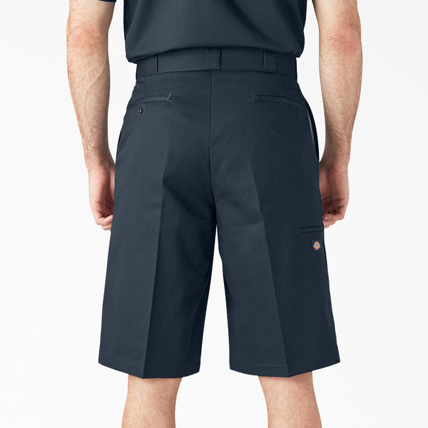 Dark Navy Loose Fit Dickies Work Shorts Back