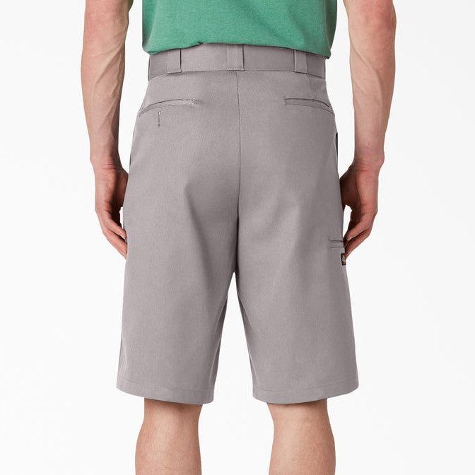 Silver Loose Fit Dickies Work Short Back
