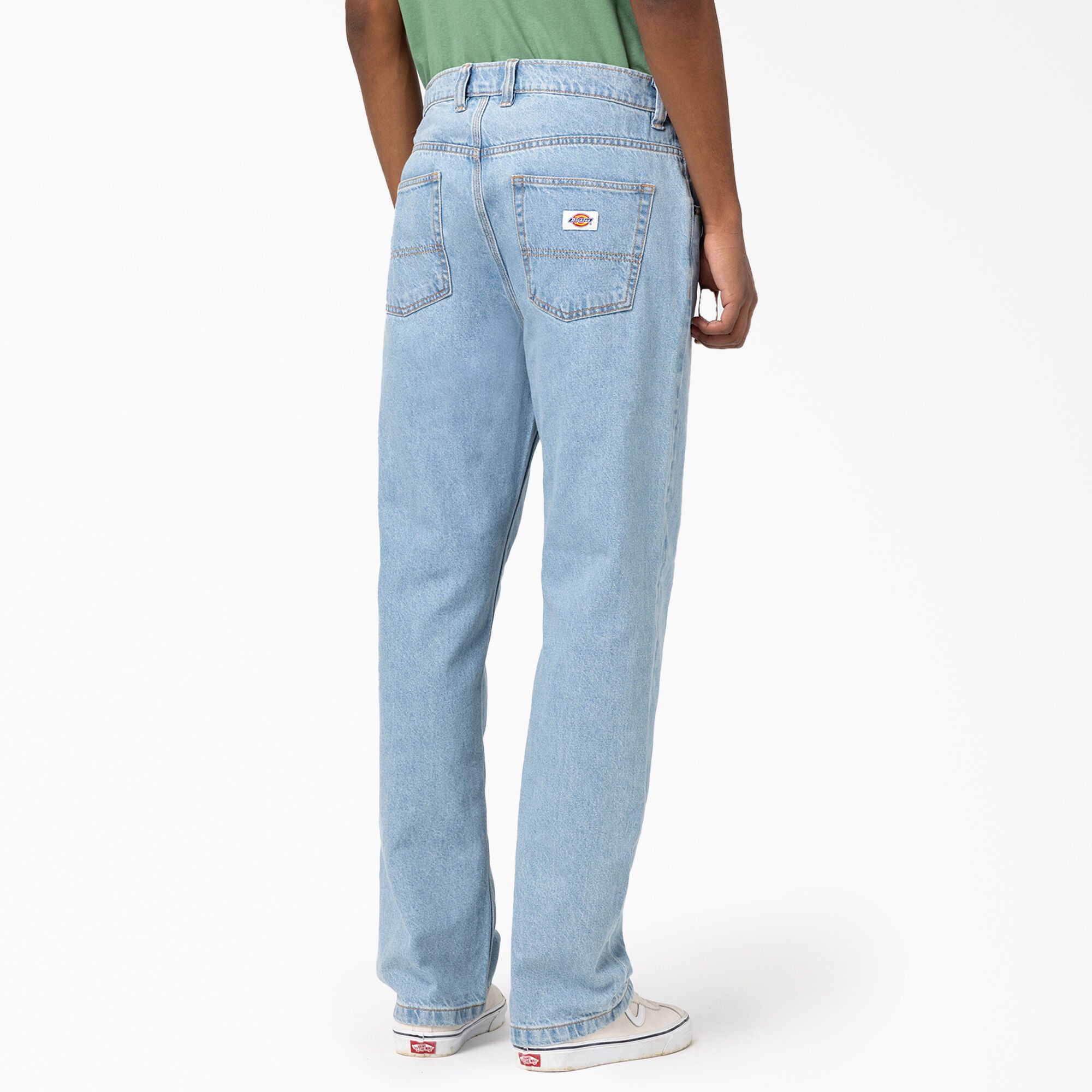 Light Denim Thomasville Loose Fit Dickies Jeans Back