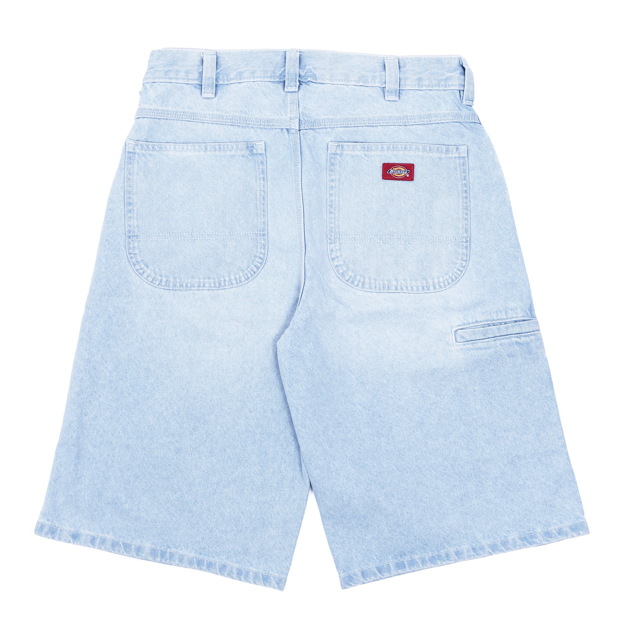 Light Blue Dickies 958 13" Jean Shorts with red tag