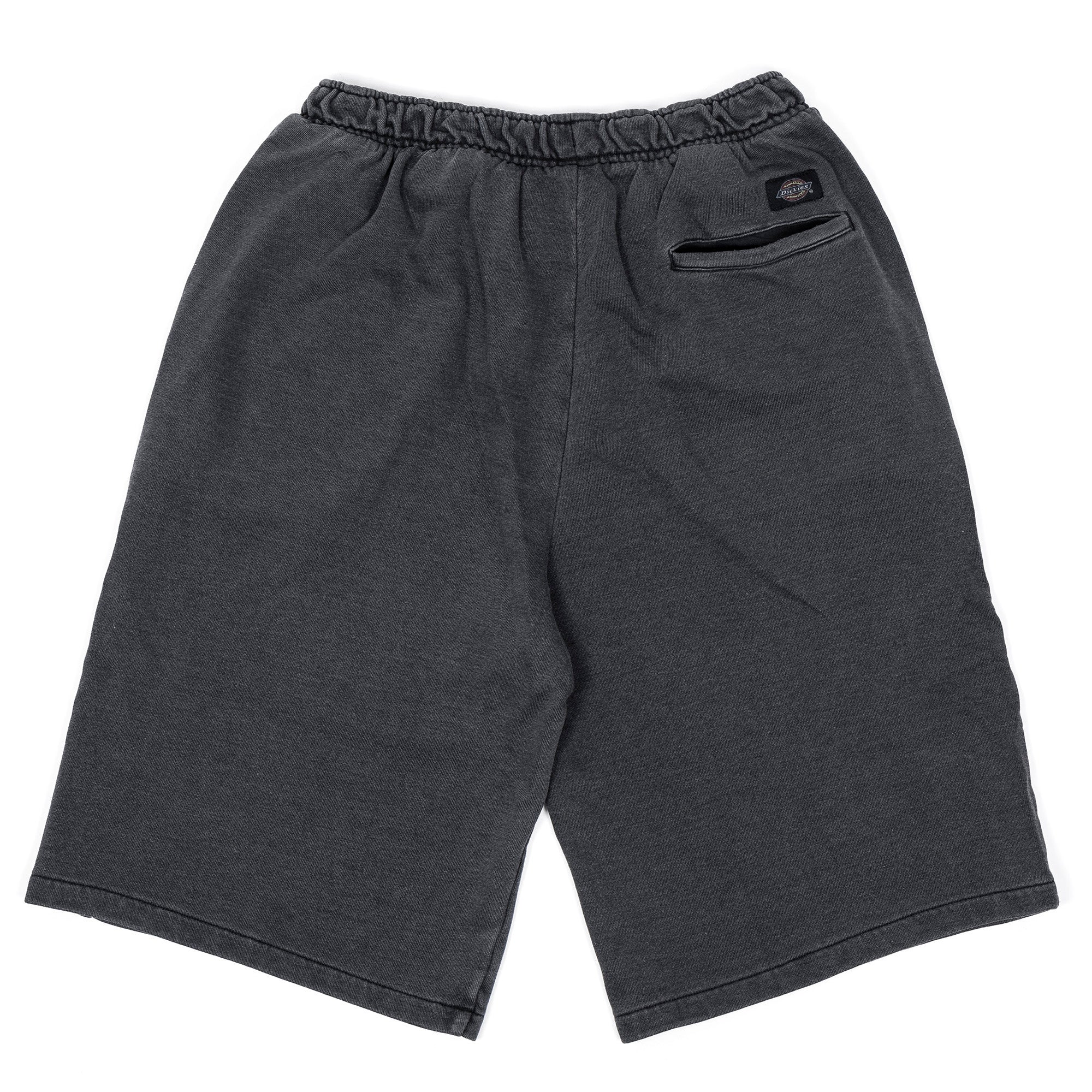 Washed black Dickies Streetsboro 13" sweat shorts with back pocket