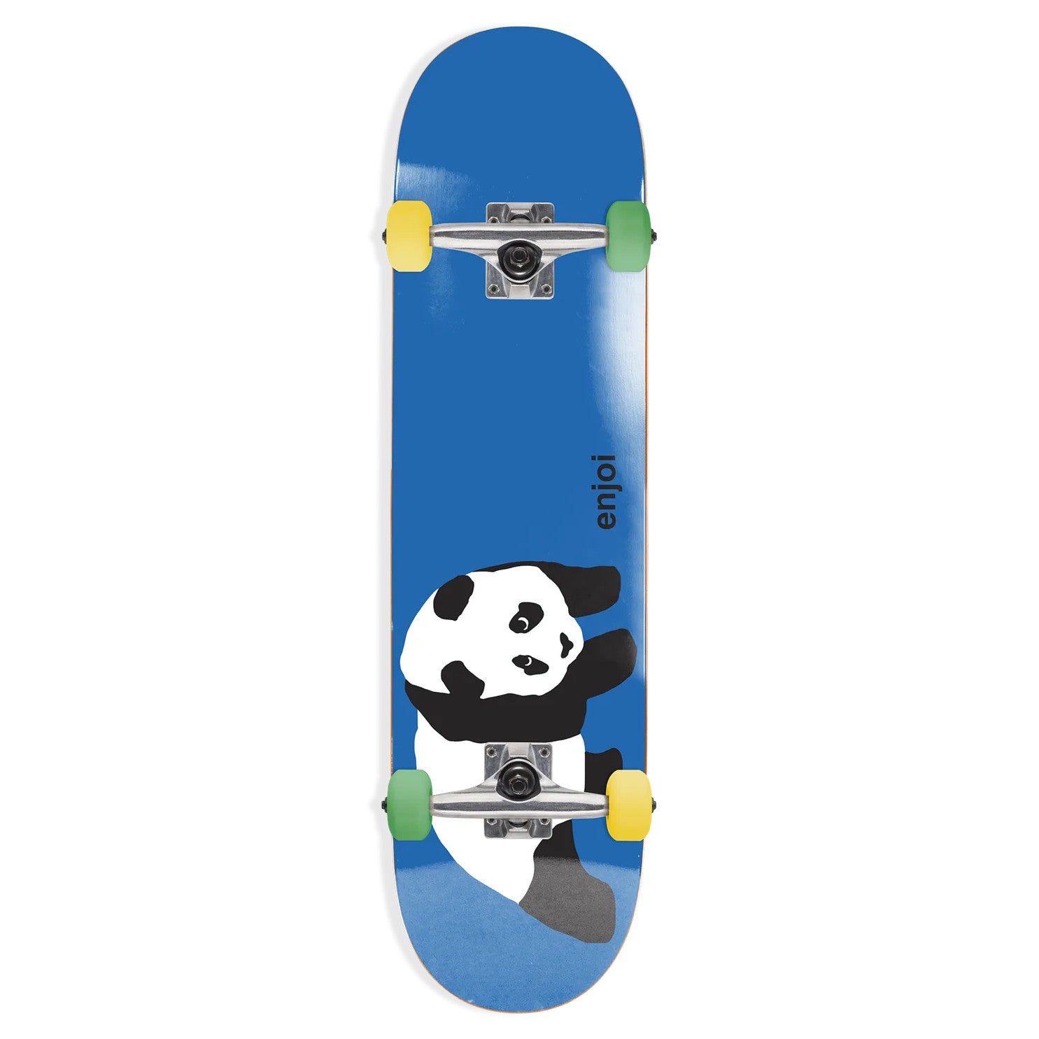 Enjoi Panda FP Soft Top Complete Skateboard - Blue