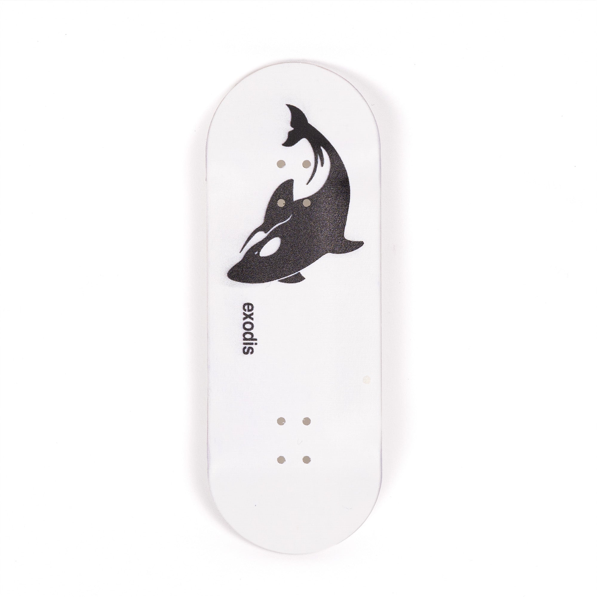 White Killer Whale Enjoi Exodus Fingerboard Deck