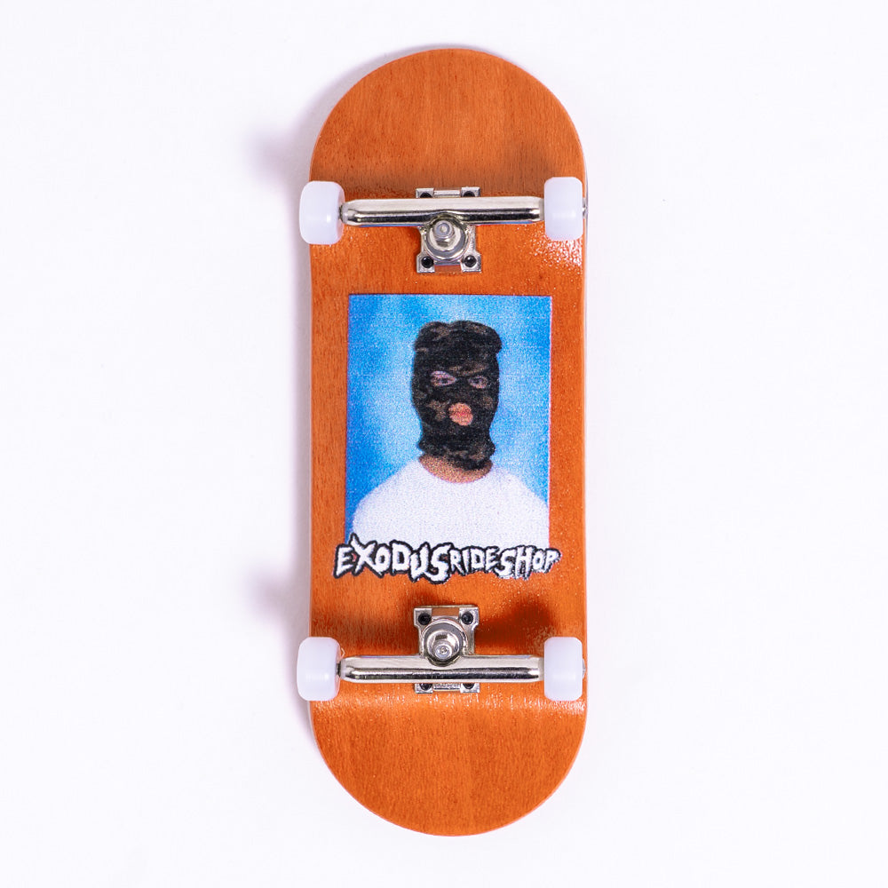 Orange Exodus Ski Mask Fingerboard Complete