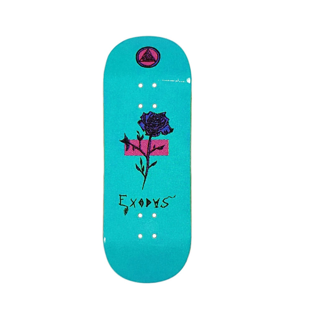 Exodus x DK Anoixi Rose Fingerboard Deck - Mint