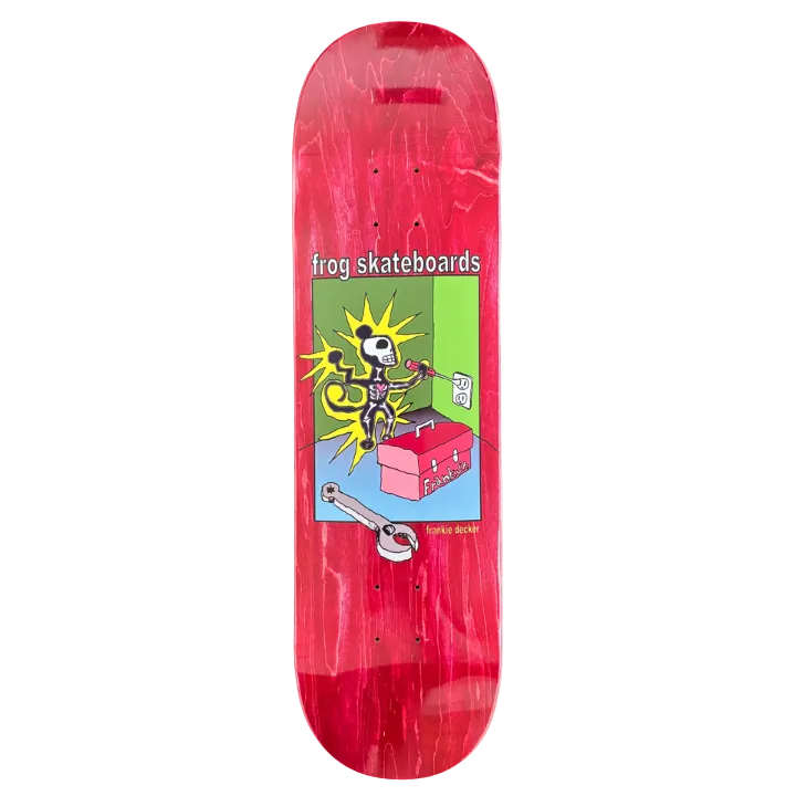 Frog Frankie Decker New Career Skateboard Deck - Assorted Stains