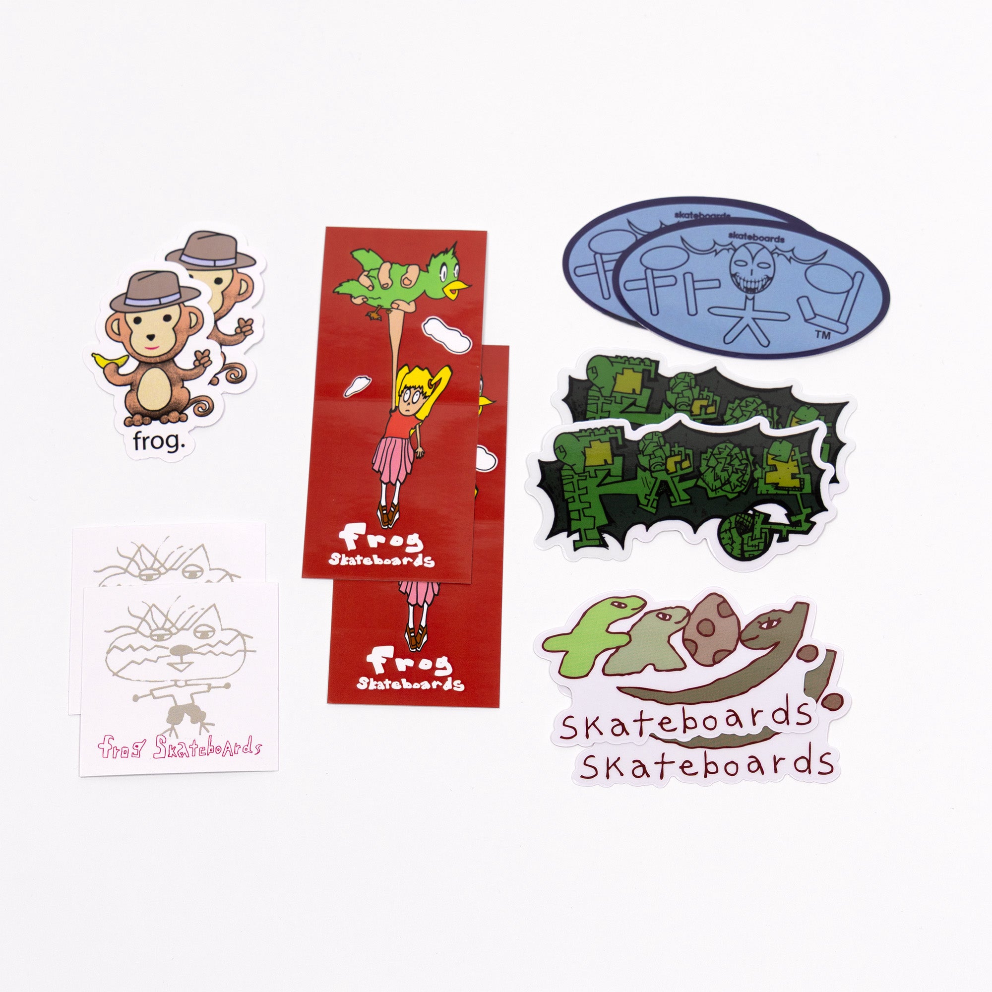 Frog Sticker pack (12 Stickers)