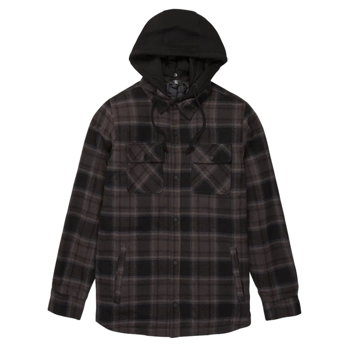 Black Enson Volcom Insulated Riding Flannel