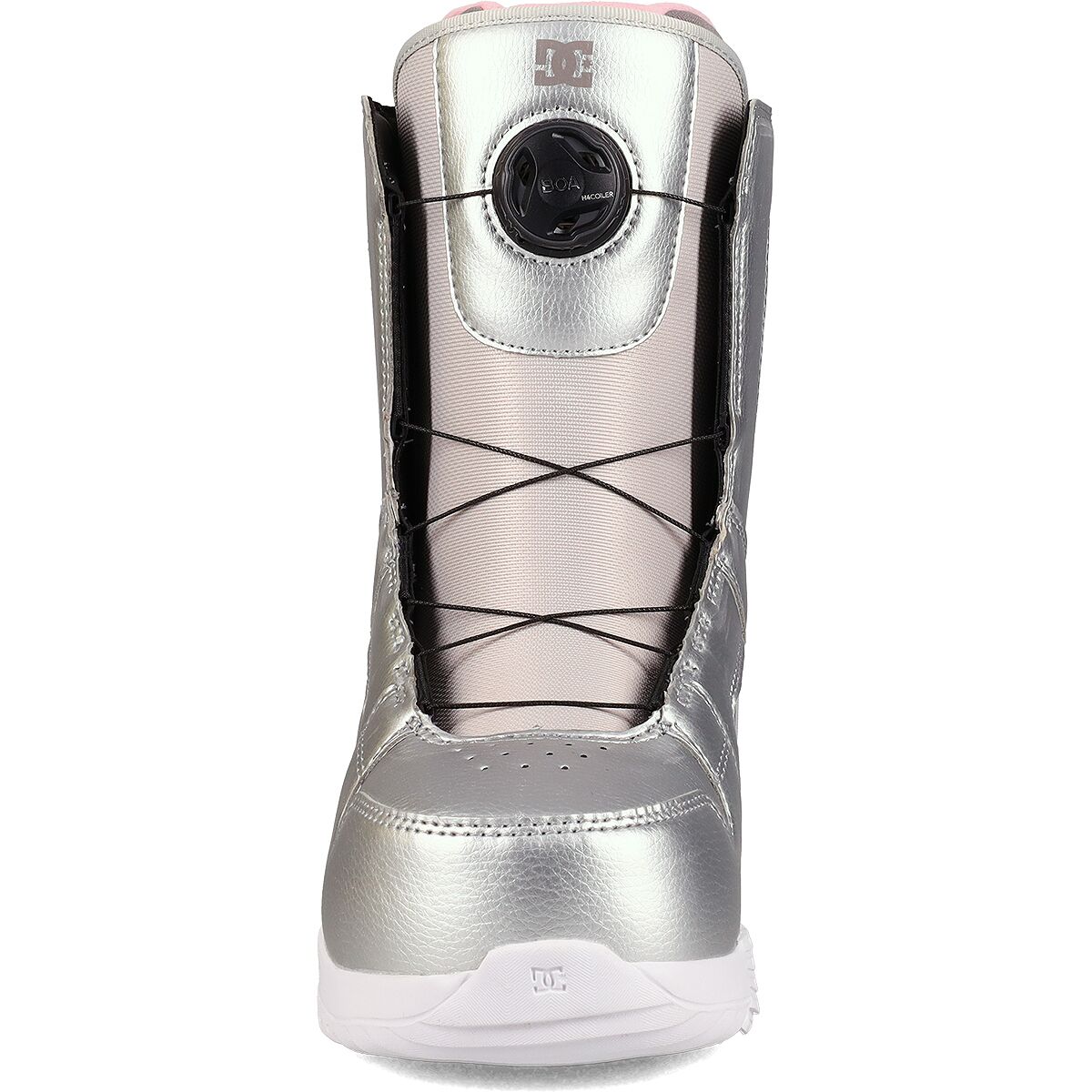 2026 Grey Women's Phase BOA DC Snowboard Boots Front