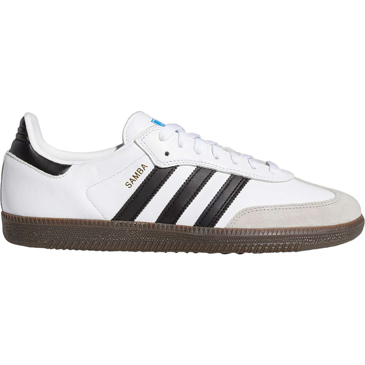 White/Black Samba ADV Adidas Skateboarding Shoe