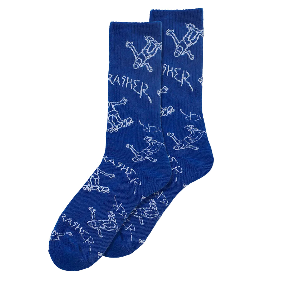 Blue Gonz thrasher socks